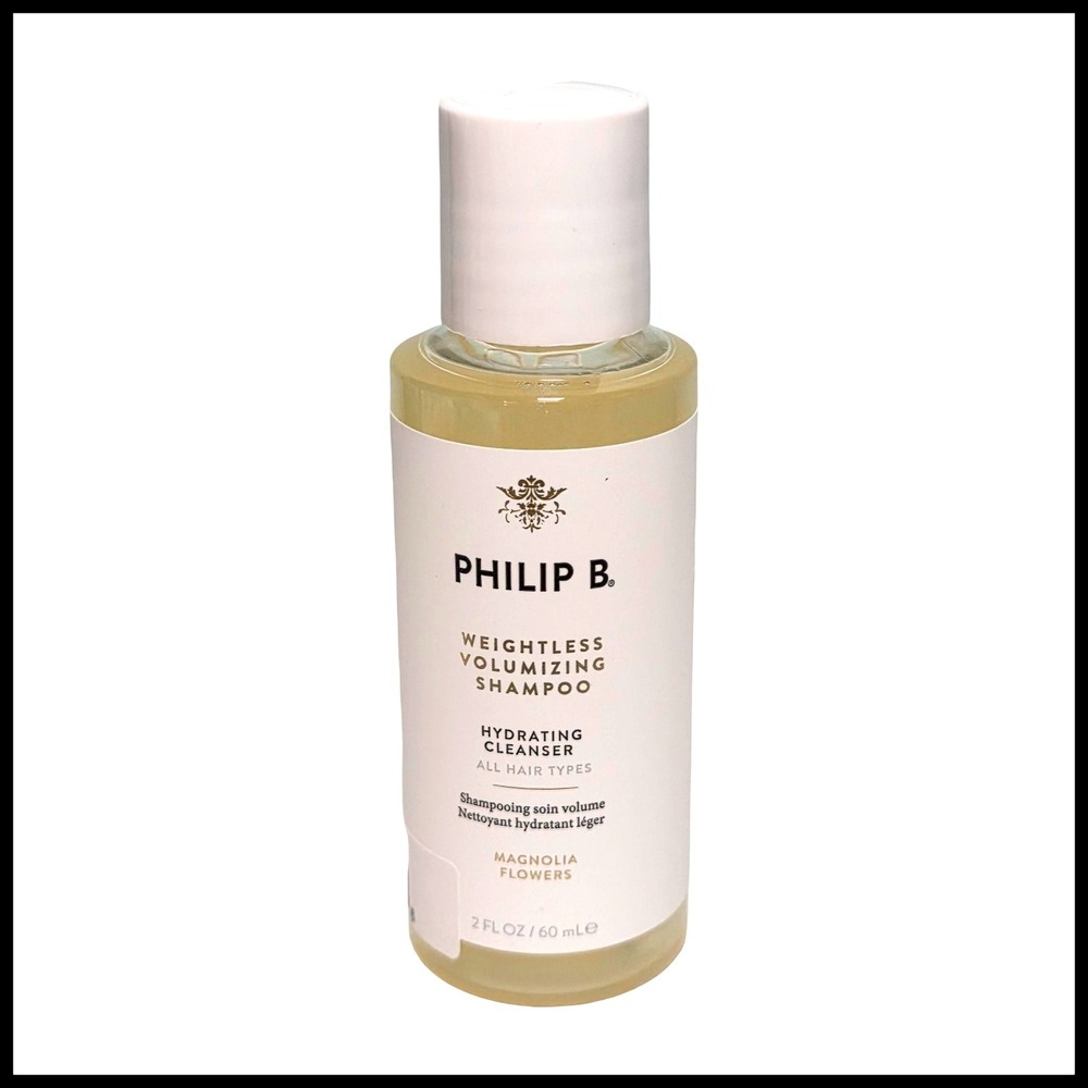 Philip B Weightless Volumizing Shampoo Hydrating Cleanser Magnolia Flowers 2oz